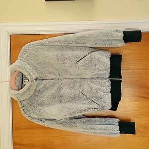 EUC Senita Athletics Sherpa Bomber Jacket, sz S